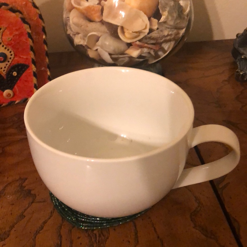 - Large coffee mug
